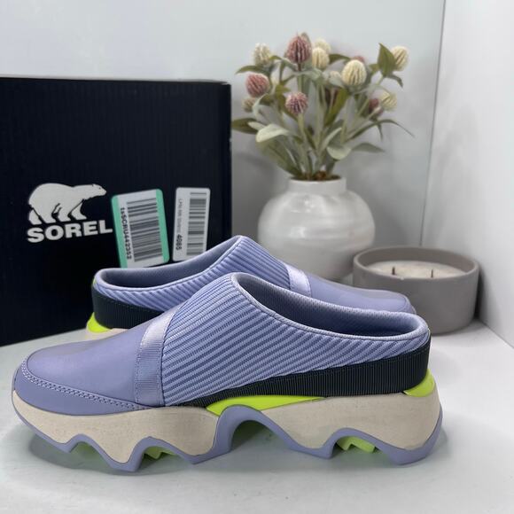 Sorel Kinetic Impact II Mule Slip On Sneakers Twilight Chalk Women's US 8 NWB - Picture 5 of 10